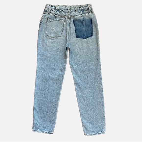 Hudson Jeans Elly High Rise Tapered Crop Denim Jeans In Skyline Size 25 - Picture 5 of 15
